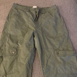 Olive Green Cargo Pants